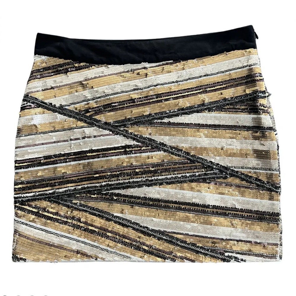 Maje Sequin Miniskirt